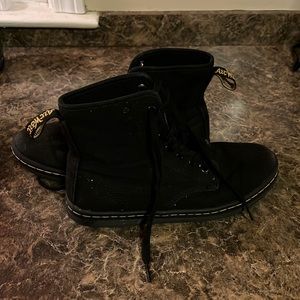 Dr. Martens canvas lace up boots